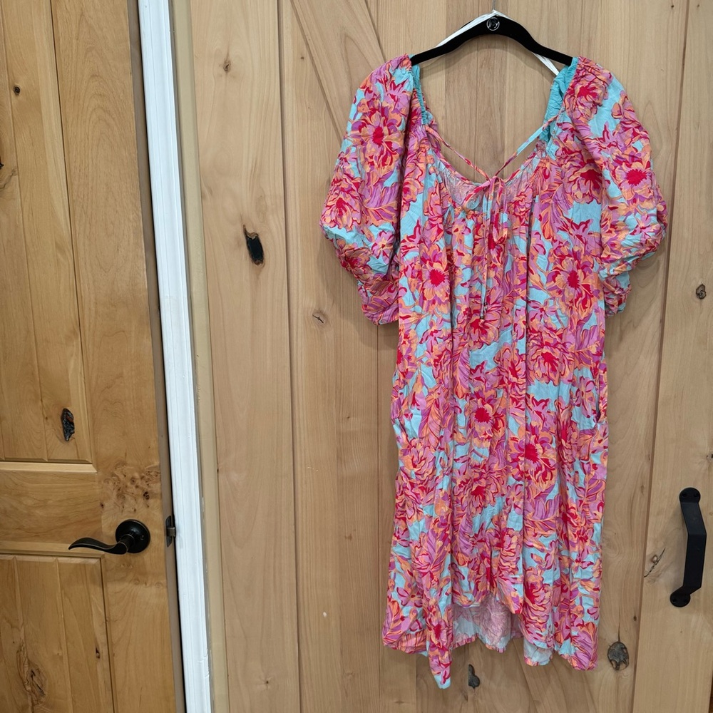 Petal & Pup Leyden Dress Size 8 NWT! Floral off the shoulder flowy mini dress - Picture 6 of 16